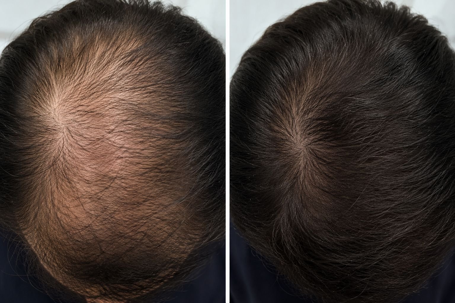 PRP Hair Transformation Before and After